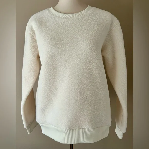 NWOT Tentree Sherpa 100 % Recycled Polyester Sweater - Picture 9 of 11